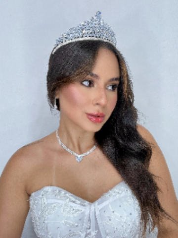 Conjunto Elisa para noiva Elisa Rainha das Coroas